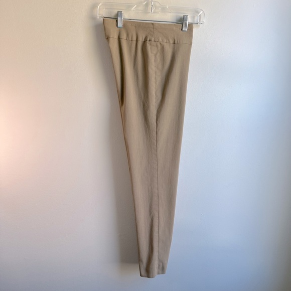 Krazy Larry Size 6 Stretch Cropped Taupe Women’s Pants Retail $119.00 - Picture 4 of 6
